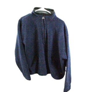 Outersport Navy Blue Partial Zip Pull Over Fleece Size Medium
